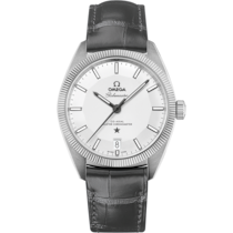 Constellation Globemaster 39&nbsp;mm, steel on leather strap - 13033392102001