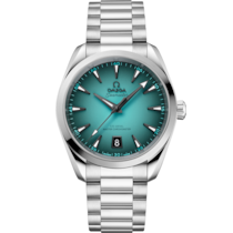 Seamaster Aqua Terra 150M 38&nbsp;mm, acier sur acier - 22010382003005
