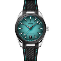 Seamaster Aqua Terra 150M 38 mm, steel on rubber strap - 22032382003001