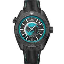 Seamaster Planet Ocean 600M 45.5&nbsp;mm, black ceramic on rubber strap - 21592462201006