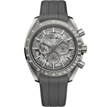 Speedmaster Dark Side of the Moon 44,25&nbsp;mm, graue Keramik mit Kautschukband - 31092445006002