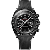Speedmaster Dark Side of the Moon 44,25&nbsp;mm, schwarze Keramik mit beschichtetem Nylonarmband - 31092445101002