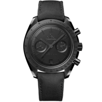 Speedmaster Dark Side of the Moon 44.25&nbsp;mm, black ceramic on coated nylon fabric strap - 31092445101003