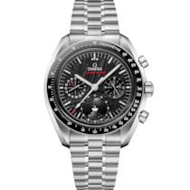 Speedmaster Moonphase 43&nbsp;mm, acier sur acier - 30430435201001