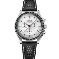 Speedmaster Moonwatch Professional 42 mm, steel on leather strap - 31032425004002