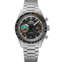Speedmaster Pilot 40,85&nbsp;mm, Stahl mit Stahlarmband - 33210415101002